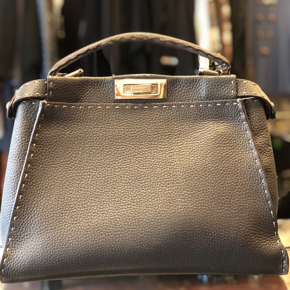 Fendi leather bag - Picture 1 of 9